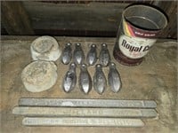 HEAVY Lot of Lead Weights & More