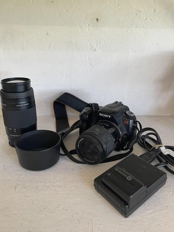 Sony A300 Digital Camera w/ Extra Lens