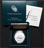 Andrew Johnson 1oz .999 Silver Presidential Medal