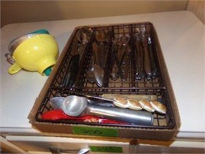 silverware and other utensils