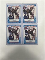 1989 Fleer Lot of 4 Karl Malone All Star Stickers