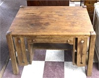 Primitive wooden office desk/table