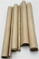 Lot of 4 Chinese Scroll Paintings of Ancients.