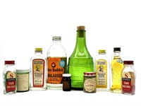 Vintage Cooking, Medicine, Ana More Glass Bottles