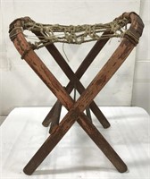 Antique fishing stool