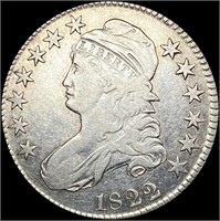 1822 Capped Bust Half Dollar CLOSELY UNCIRCULATED