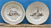 2 United Church Souvenir Plates (Hardy & Ceylon)