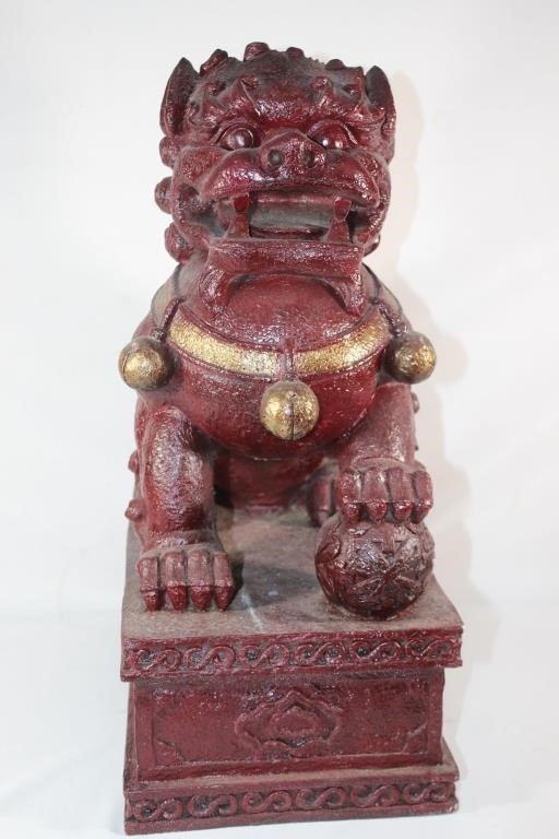 Large Foo Dog - Male - Resin - 20" Tall