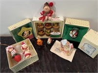 Vintage Strawberry Shortcake & Ziggy Ornaments