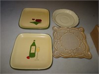 (10) 6" Plates, Candles