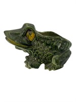 Vintage and Very Unique McCoy Green Frog Planter