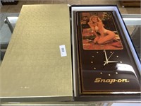 Snap-On clock, B.O., new in box.