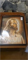 Framed painting of Jesus