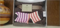 Soft and cozy angel wrap and sock set