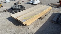 pallet of rough sawn lumber