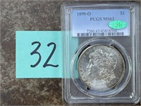 1899-O Morgan Dollar PCGS MS63