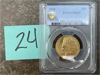 1926 Indian Head Gold Eagle PCGS MS63