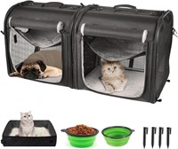 Portable 2-in-1 Pet Carrier  Medium Dogs/Large Cat