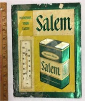 Salem Cigarettes Sign as is No Themometer