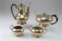 Four piece Canadian Roden silver tea & coffee set
