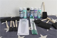 Crafting Supplies - Paint & Brushes