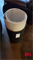Poly Garbage Can w/ 4 Floor Mats