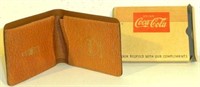 COKE LEATHER WALLET  NOS,  50'S