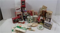 Vintage Containers, Coke&Hallmark Ornaments&