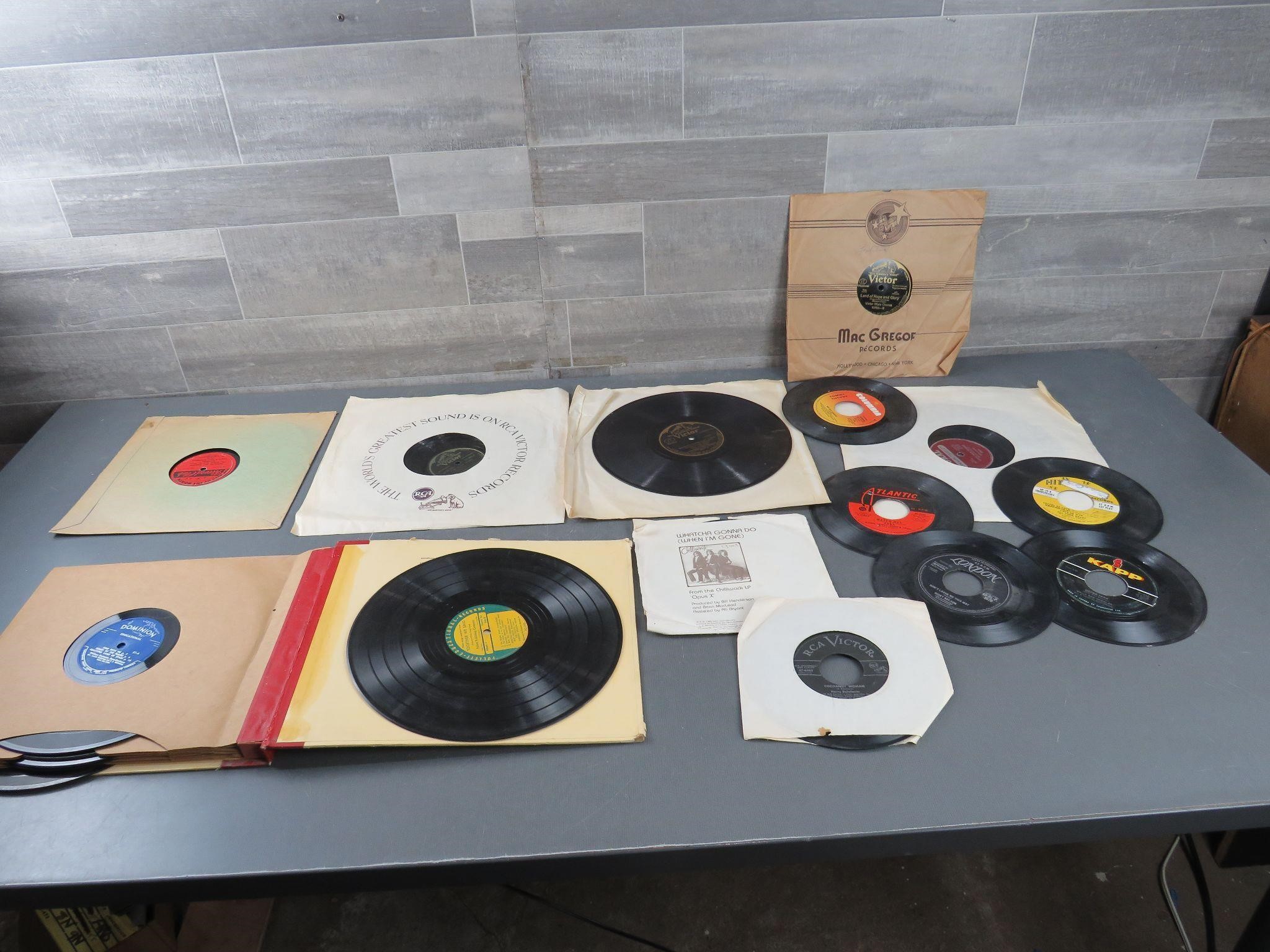 ASSTD. 78'S RECORDS / EDUCATIONAL ALBUMS AND 45'S