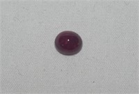1.08ct Oval Cabochon Ruby  Heated