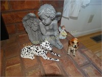 Angel & dog decorations