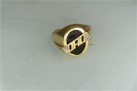 10K Gold  GSC Dads Ring Sz 12.5