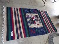 southwestern style double-sided rug