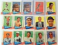 1961 Fleer Baseball Cards - Lot of 15