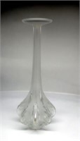 Lalique crystal vase signed 34.5cm H