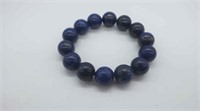 Lapis lazuli bead Buddhist bracelet