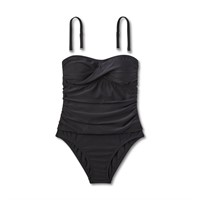 Women's Twist-Front Bandeau Classic One Piece