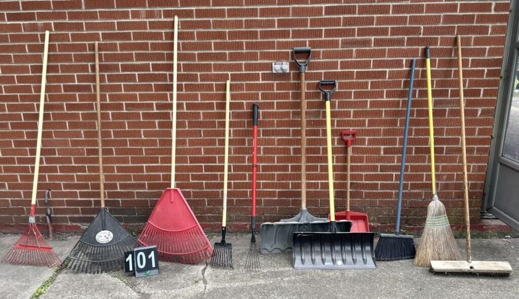 Rakes, Shovels, and Brooms