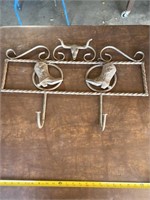 COUNTRY WESTERN METAL COAT RACK