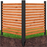 YITAHOME 38"W X 38"H Wooden Outdoor Fence Panels