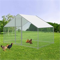 Large Metal Chicken Coop Walk-in Poultry Cage Hen
