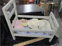 KIDS BED WITH BABY DOLL