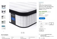 N2564  Inofia 10in Hybrid Full Mattress