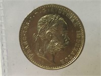 Gold 1-Ducat Austrian Coin - Dated 1915 - .986