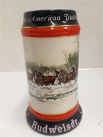1990 collector series Budweiser Stein chipped
