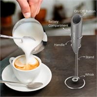 SIMPLETASTE Electric Milk Stand, One Touch Hand Wh