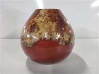 Ceramic Vase w/ Burn Insert 9in Tall
