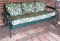 Vintage Glider w/Cushions 74" and 3 Vintage