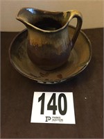 Pigeon River Pottery Pitcher & Wash Bowl