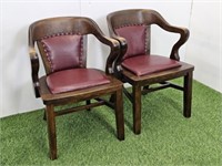 PAIR OF OFFICE CHAIRS - SPECIALTY MFG NEWMARKET ON
